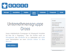 Tablet Screenshot of gross-saar.de